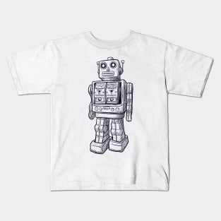 Toy Robot drawing Kids T-Shirt